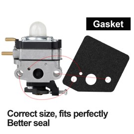 HUZTL 753-06258A Carburetor for Ryobi RY253SS RY251PH RY252CS RY254BC 2 Cycle 25cc Engine Cultivator String Trimmer Edger