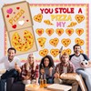 Epakh 44 Pcs Valentine's Day Bulletin Board Pizza Theme Classroom
