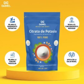 1 Kg Citrato De Magnesio + 1 Kg Citrato De Potasio En Polvo Natural