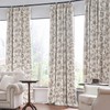 jinchan Pinch Pleated Curtains Blackout Floral Curtains for Bedroom Printed