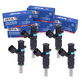 MOCA 5Pcs Fuel Injectors Compatible with 12-18 for Volkswagen Beetle 2.5L, 10-14 for Volkswagen Golf 2.5L, 07-18 for Volkswagen Jetta 2.5L, 06-09 for Volkswagen Rabbit 2.5L