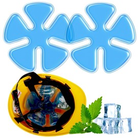 Head Ice Pack, Reusable Gel Cooling Pads for Hard Hats, Helmet Ice Packs for Heat Relief, Hat Cooling Pad Liner for Head, Regular Hat, Catcher & Cycling Helmet, Outdoor Work & Gardening