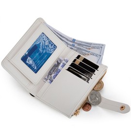 Montana West Bifold Wallet Womens Rfid Blocking Wallet Small Credit Card Wallet small Ladies Wallet with Zipper Coin Pocket and 2 ID Windows