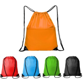 5Pcs Drawstring Backpack Bags Bulk,Cinch Sack Pack Drawstring Backpacks Bulk String Bag,Draw String Back Bag,Suitable for Travelling,Beach and Yoga,Gym Sports Swimming(Multicolor)