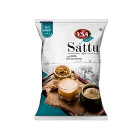 VSA Roasted Gram Flour Sattu (Barley Flour) Natural, No Colors,Indian Origin All natural - 500 gm