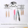 Wall Mounted Stainless Steel Magnetic Knife Holder Double Bar Kitchen
