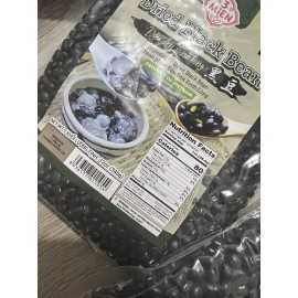 3 Mien Black Bean with Green Kernel - Dau Den Xanh Long Size Bag 12oz (340gram)