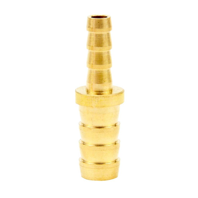 Beduan Brass Reducer Hose Barb Fitting, 3/8 "-5/16" Hose ID,