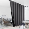 NICETOWN Sound Reducing Room Divider Curtains, Total Shade Patio Door