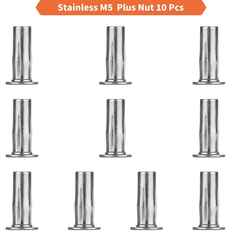 Multi-Grip Rivet Nut Installation Tool Set Pre-Bulbed Shank Flat Head