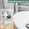 Enhon 2 Pack Bathroom Sink Stopper Replacement, Lavatory Popup Center