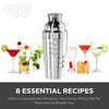 Oggi 23-Ounce Stainless Steel Cocktail Shaker, Silver