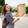 ZENFUN 40 Pack Pizza Box 10"×10", White Pizza Box, Grease-Resistant
