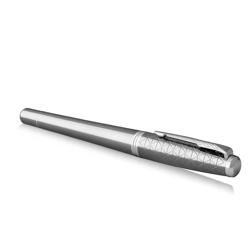 Parker Urban Premium Metal Fountain Pen - Silver Powder with