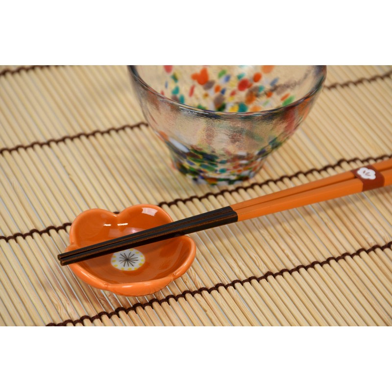 Wakasa Lacquer Japanese Traditional Color Chopsticks Rest Assortment Mikan Tea