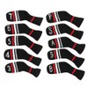 10 Pcs Golf Iron Covers Cuteness Knitted Socks Shape Washable