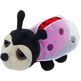 Suki Gifts Lil Peepers Woodland Dotty Ladybird Soft Boa Plush Toy (Medium, Red/ Black)