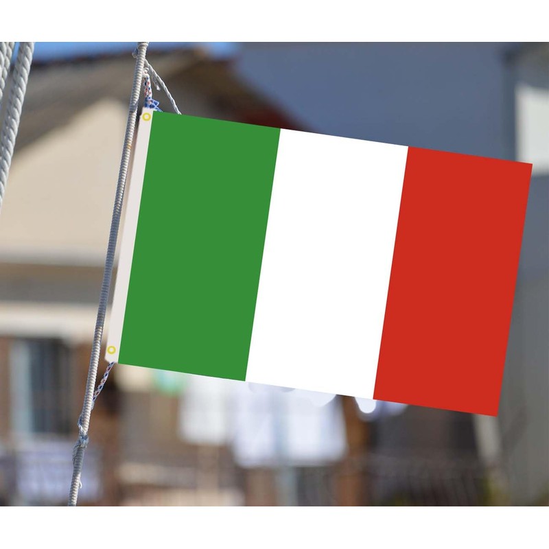 12×18 inch Italy Flag,30×45 CM Small 100D Italian Nautical Outdoor