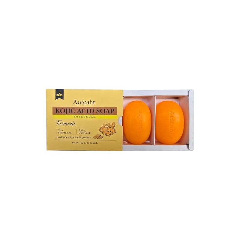Brightening Facial Soap Bar (2 Pack) Dark Spot Corrector with