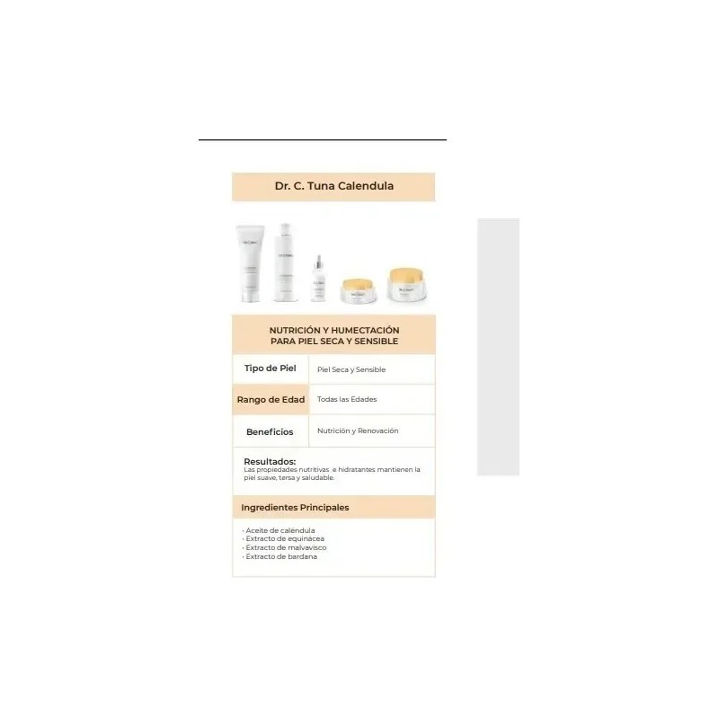 Limpiador Facial De Caléndula Farmasi Piel Seca / Sensible