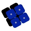 8 Electrodos Parches Pads 5x5 Snap Compatible Con Compex Color