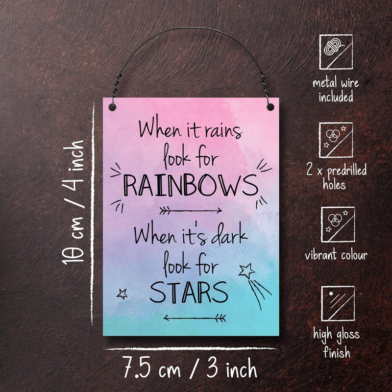 Dorothy Spring When It Rains Look For Rainbows When it's