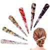 Dizila 6 Pieces Long Big Acrylic Alligator Hair Clips (6PCS