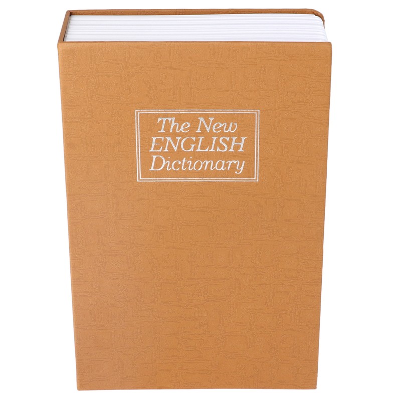 Book Safe Case Simulation Portable Safe Storage Box with Combination