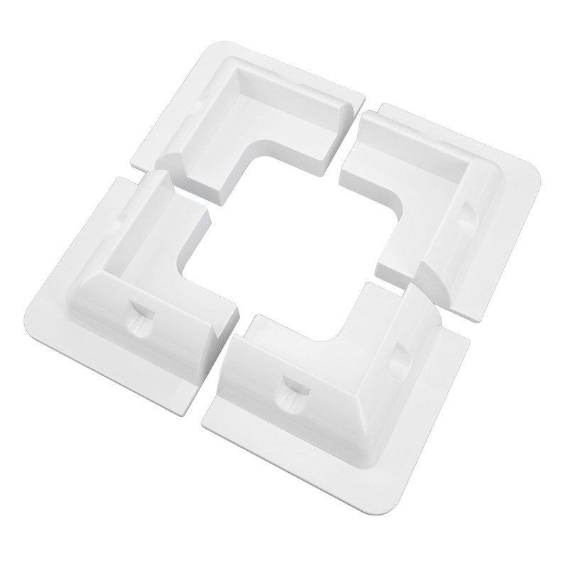 4pcs Solar Panel Corner Bracket Anti UV ABS Solar Panel