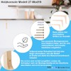 MS Beschläge Wooden Console Single or Pair Shelf Brackets Beech