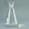 stonyLab Iodine Flask with Stopper, 500 ml Capacity, Wide Mouth