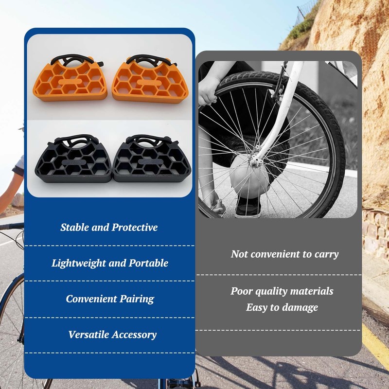Roioiow Bicycle Handlebar Stand - Bike Repair Stands with Non-Slip