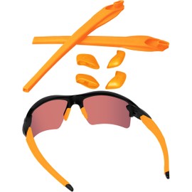 Acefrog Replacement Rubber Kits for Oakley Flak 2.0/Flak 2.0 XL/Flak 2.0 Asian Fit Sunglasses - Orange