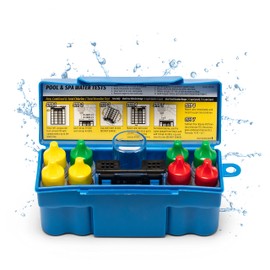 Taylor Taylor K-1004 DPD, 6-in-1 Pool Test Kit for for Free & Total Chlorine, Bromine, pH, Acid Demand, Total Alkalinity, 100+ Tests, Quick & Easy for Pools & Spas | Made in The USA