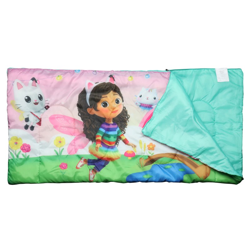 Gabby's Dollhouse Kid's Sleeping Bags, Lightweight Slumber Bag, 56x28 inch