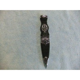 Unbranded Scottish Sgian-Dubh 7" Dagger/Letter Opener, Nice Highland Dress Accessory