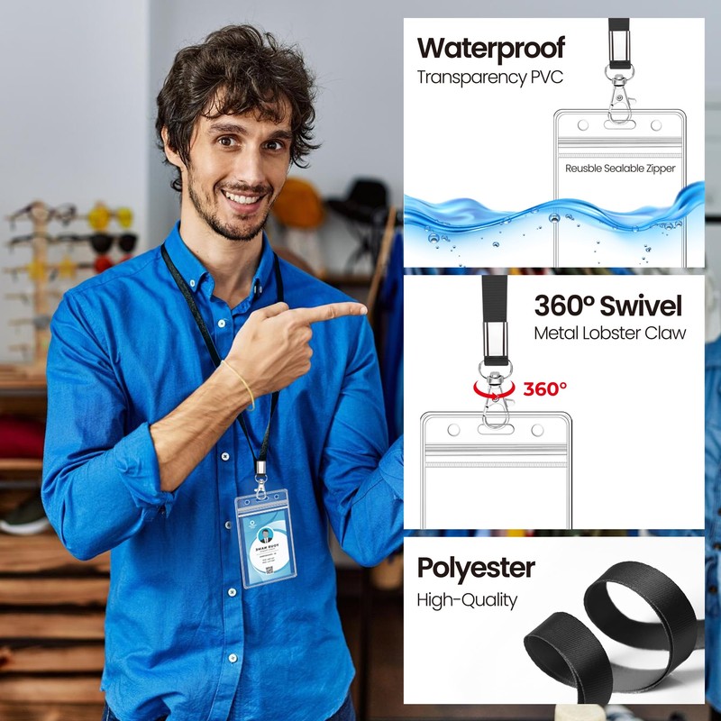 Cruise Lanyard for Ship Cards, 12 Pack, Lanyards with ID
