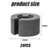 Grey Foam Curtain Spacers for Eyelet Curtains Compatibility-28mm 24 Pcs