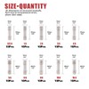 Hilitchi 100pcs 250V 0.5A to 15A Fast Blow Ceramic Fuses