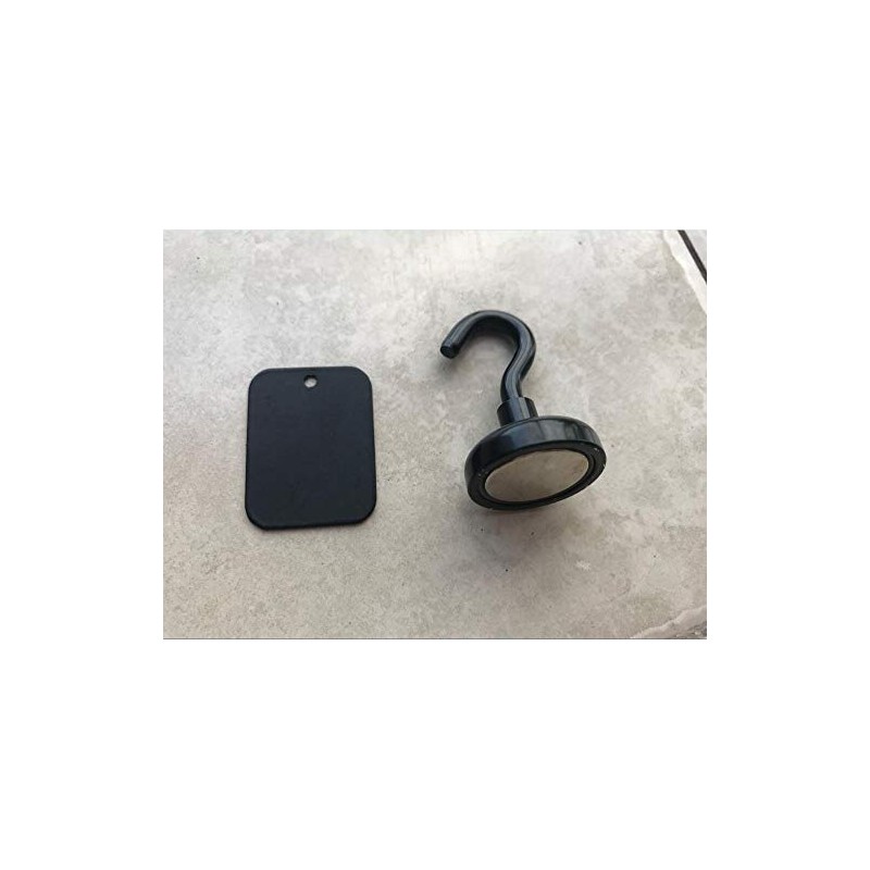 SUNBLESA 2 SETS MAGNETIC BIVVY HOOKS WITH BACKING PLATE CARP