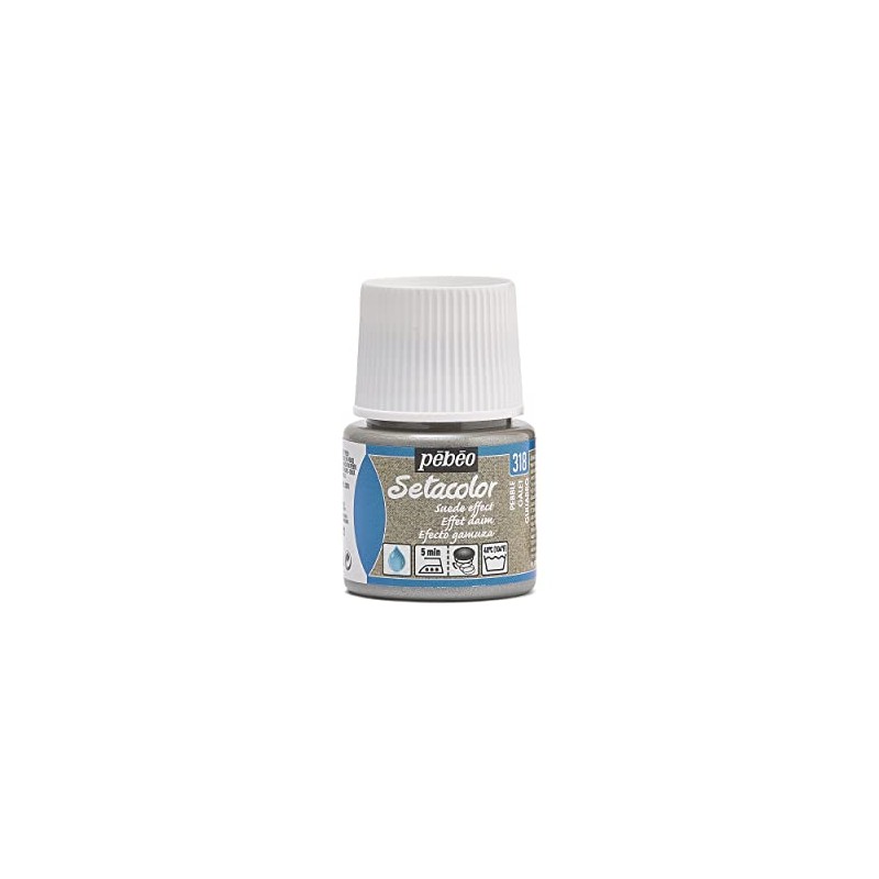 PEBEO Setacolor Suede Fabric Paint 45-Milliliter Bottle, Pebble,Pebble, 295318