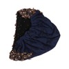 Turban Head Wraps Vintage Embroidered Soft Lace Material Beaded Fleece