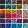 INSPIRELLE 900 pieces 8mm Pearl Beads 30 Colors Plastic Spacers