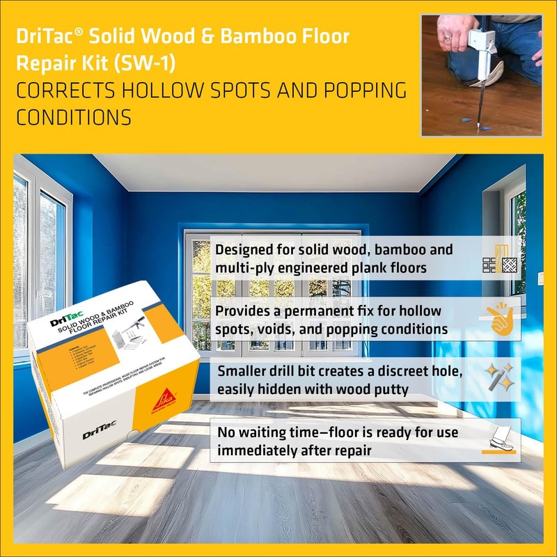 Sika DriTac - Floor Repair Adhesive - SW-1 Solid Wood