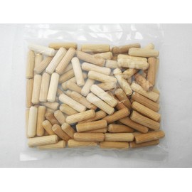 Wake Sangyo DB-015 Woodworking Dowels, 0.3 x 1.2 inches (8 x 30 mm), Wood Connecting Shelves, Approximately 100 Pieces