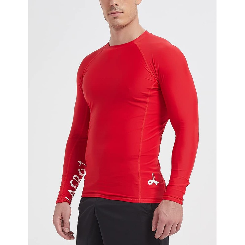 LAFROI Men's Long Sleeve UPF 50+ Baselayer Skins Performance Fit