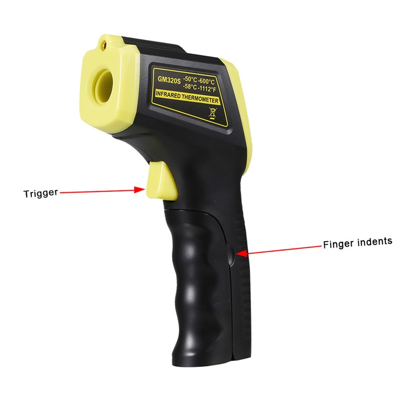 Infrared Thermometer, Non-Contact Digital Laser Temperature Gun -58°F to 1112°F