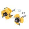 2Pcs Router Bit T Type 3 Teeth Milling Cutter Cutting