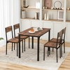MAT EXPERT Dining Table Set for 4, Rectangular Kitchen Table