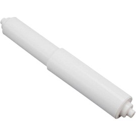 White Adjustable Tissue Box Paper Roll Core Replacement Bathroom Plastic Toilet Paper Roll Spring Cores Roller Holder Rods Toilet Holders